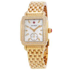 Home michele deco mid quartz diamond ladies watch mww06v000124