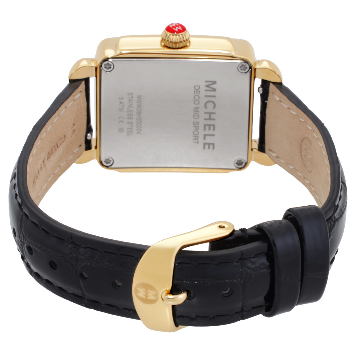 michele deco mid sport quartz black dial ladies watch mww06h000004 michele deco mid sport quartz black dial ladies watch mww06h000004