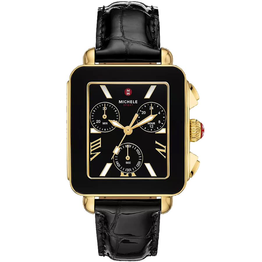 michele deco sport black dial ladies watch mww06k000070 michele deco sport black dial ladies watch mww06k000070