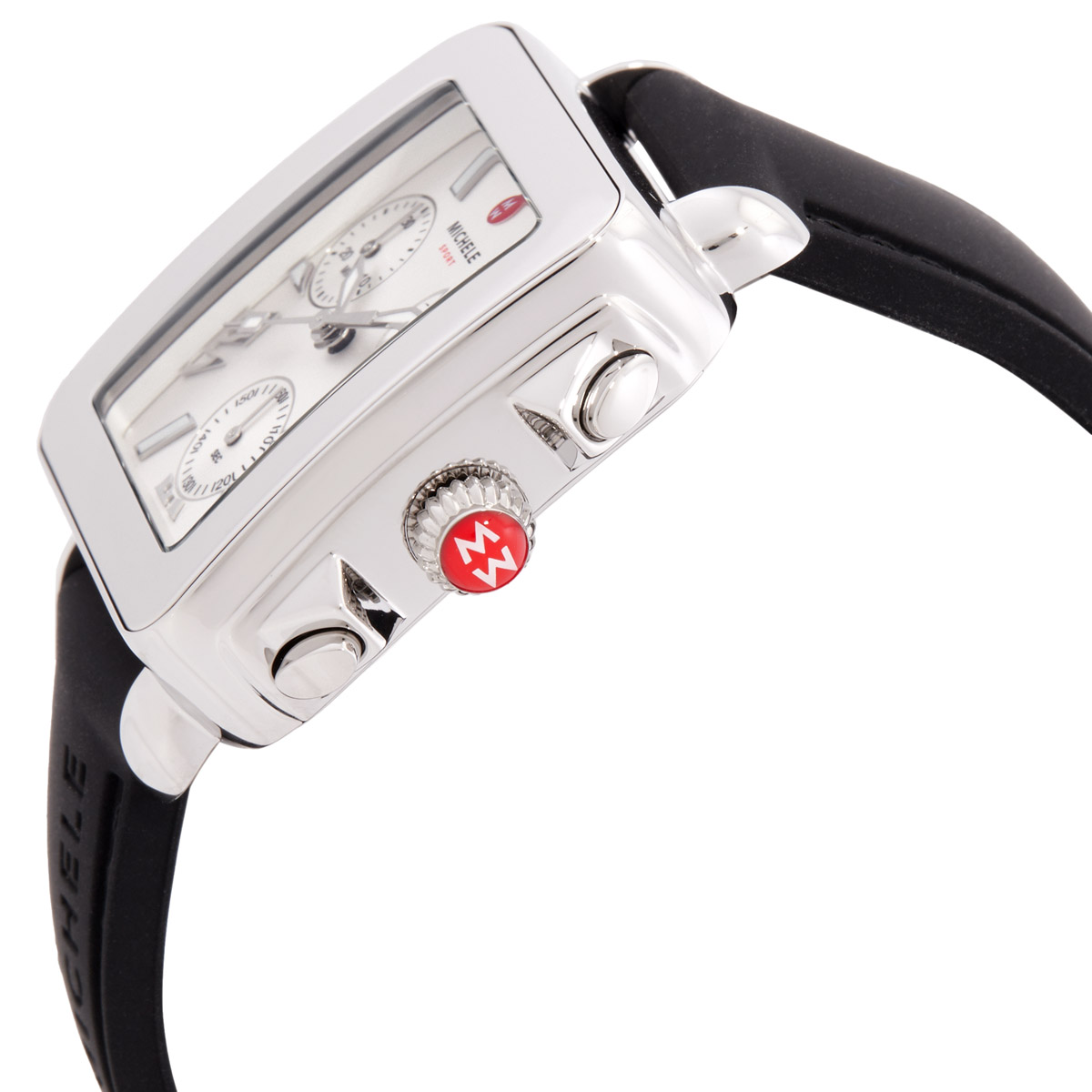 michele deco sport chronograph quartz silver dial ladies watch mww06k000071 michele deco sport chronograph quartz silver dial ladies watch mww06k000071