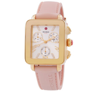 Витрина michele deco sport chronograph quartz silver dial ladies watch mww06k000072
