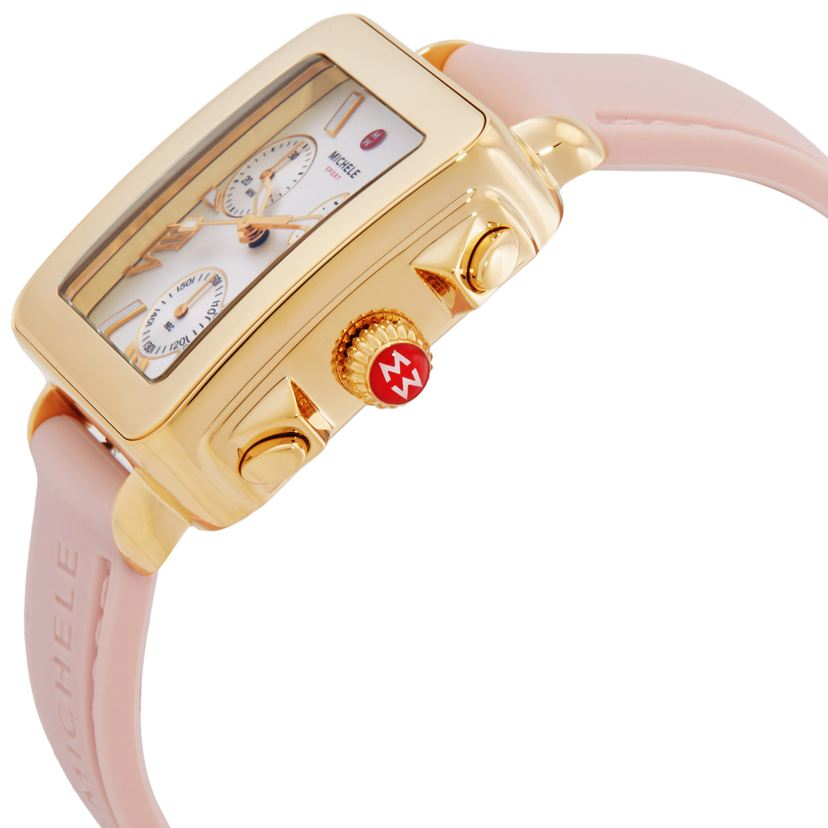 michele deco sport chronograph quartz silver dial ladies watch mww06k000072 michele deco sport chronograph quartz silver dial ladies watch mww06k000072