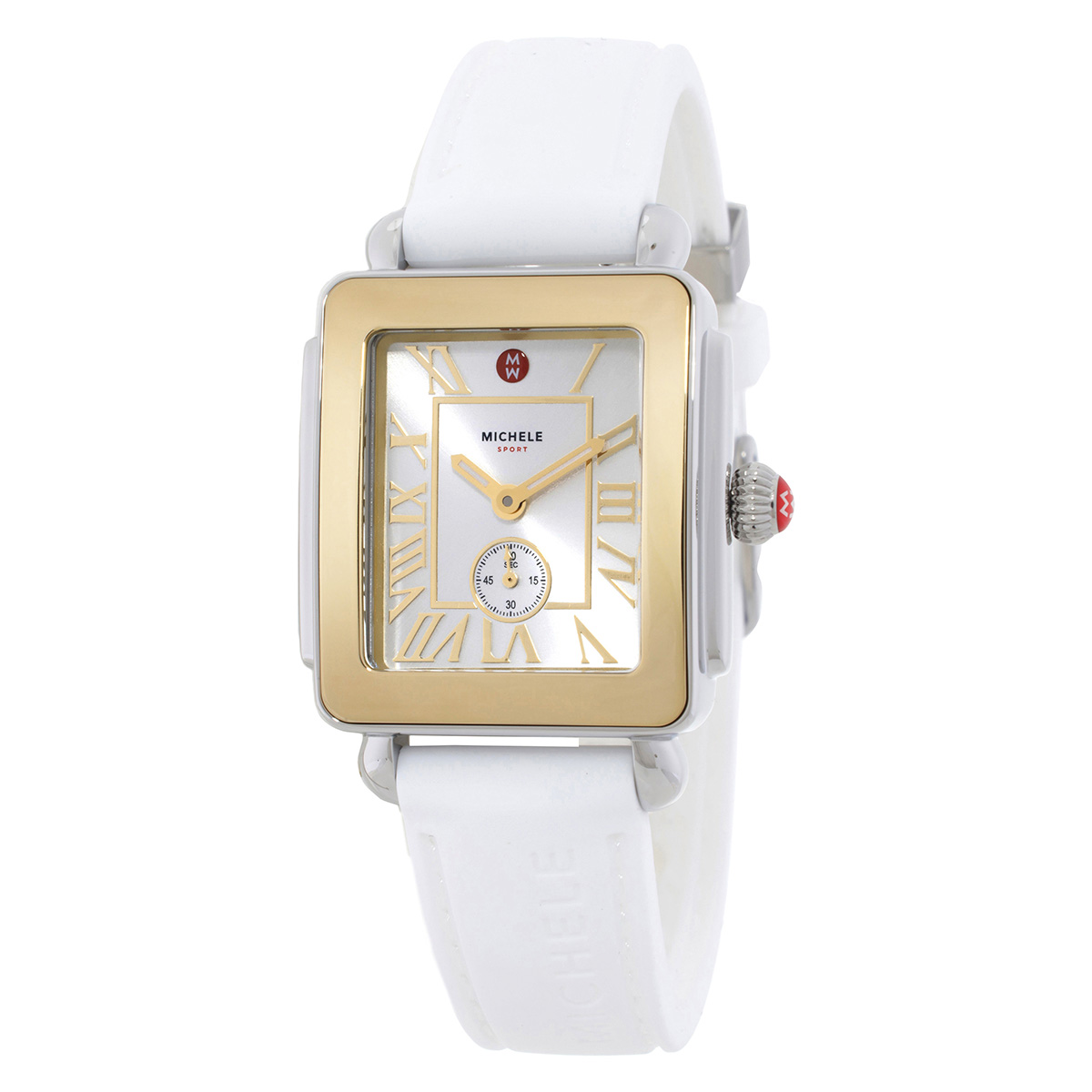 michele deco sport mid quartz white dial ladies watch mww06h000007 michele deco sport mid quartz white dial ladies watch mww06h000007