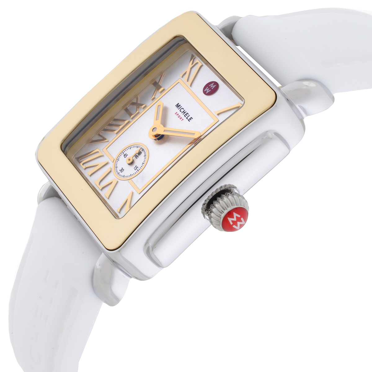 michele deco sport mid quartz white dial ladies watch mww06h000007 michele deco sport mid quartz white dial ladies watch mww06h000007