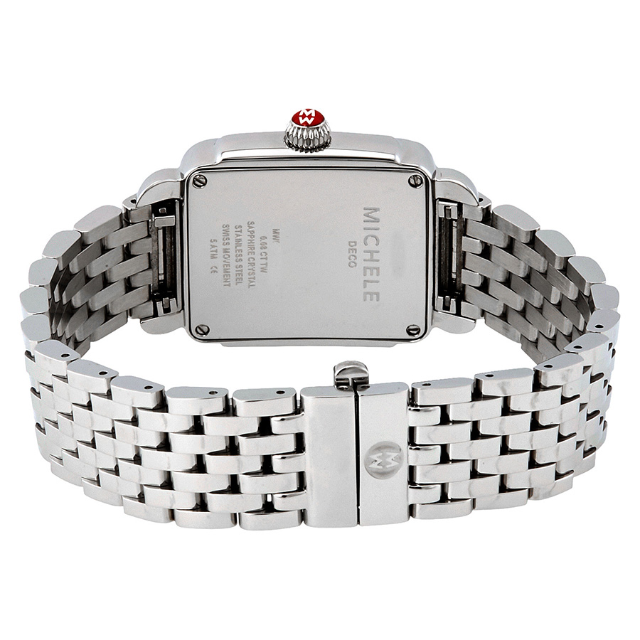 michele ladies deco 16 mother of pearl diamond dial watch mww06v000002 michele ladies deco 16 mother of pearl diamond dial watch mww06v000002