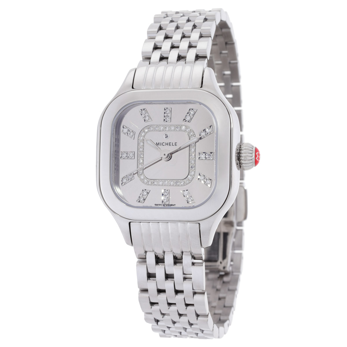 michele meggie quartz diamond silver dial ladies watch mww33b000012 michele meggie quartz diamond silver dial ladies watch mww33b000012