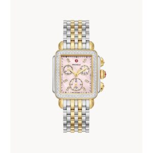 michele deco chronograph quartz diamond ladies watch mww06a000796