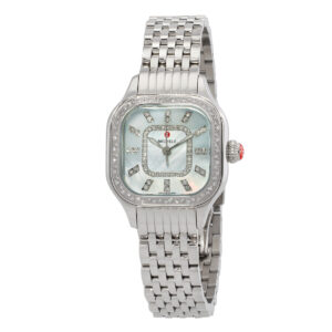 michele michele meggie diamond mother of pearl dial ladies watch mww33b000001