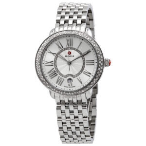 michele serein white sunray dial diamond ladies watch mww21b000143