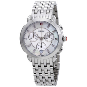 michele sidney chronograph diamond ladies watch mww30a000015