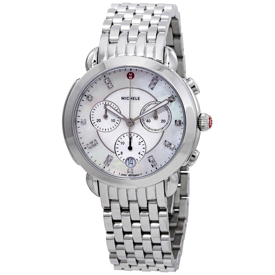 michele sidney chronograph diamond ladies watch mww30a000015 michele sidney chronograph diamond ladies watch mww30a000015