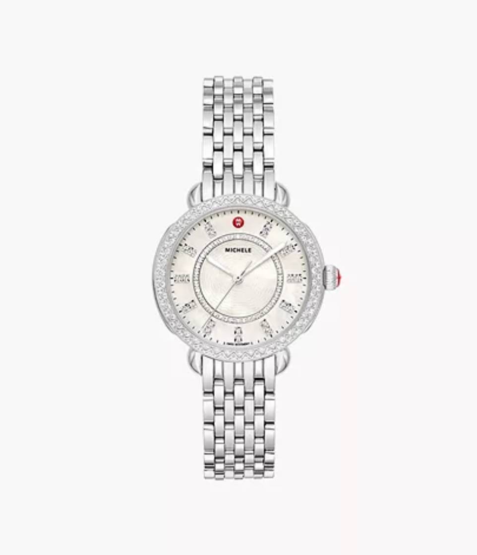 michele sidney quartz diamond ladies watch mww30b000001 michele sidney quartz diamond ladies watch mww30b000001