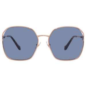 miu miu blue oversized ladies sunglasses mu 52ws zvf1v1 60