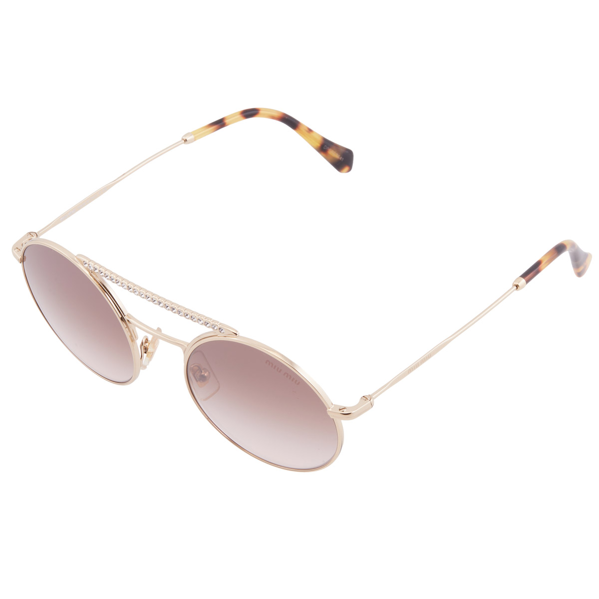 miu miu brown gradient mirror silver round ladies sunglasses mu 52vs zvnqz9 50 miu miu brown gradient mirror silver round ladies sunglasses mu 52vs zvnqz9 50
