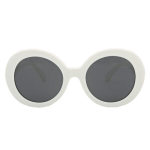 miu miu dark grey round ladies sunglasses mu 11ys 1425s0 55