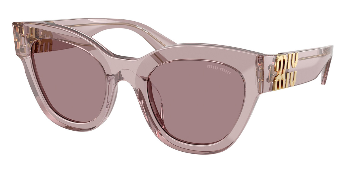 miu miu light purple brown cat eye ladies sunglasses mu 01ys 12w20i 51 miu miu light purple brown cat eye ladies sunglasses mu 01ys 12w20i 51