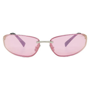 miu miu pink mirror lilac wrap ladies sunglasses mu a50s 1bc70j 68