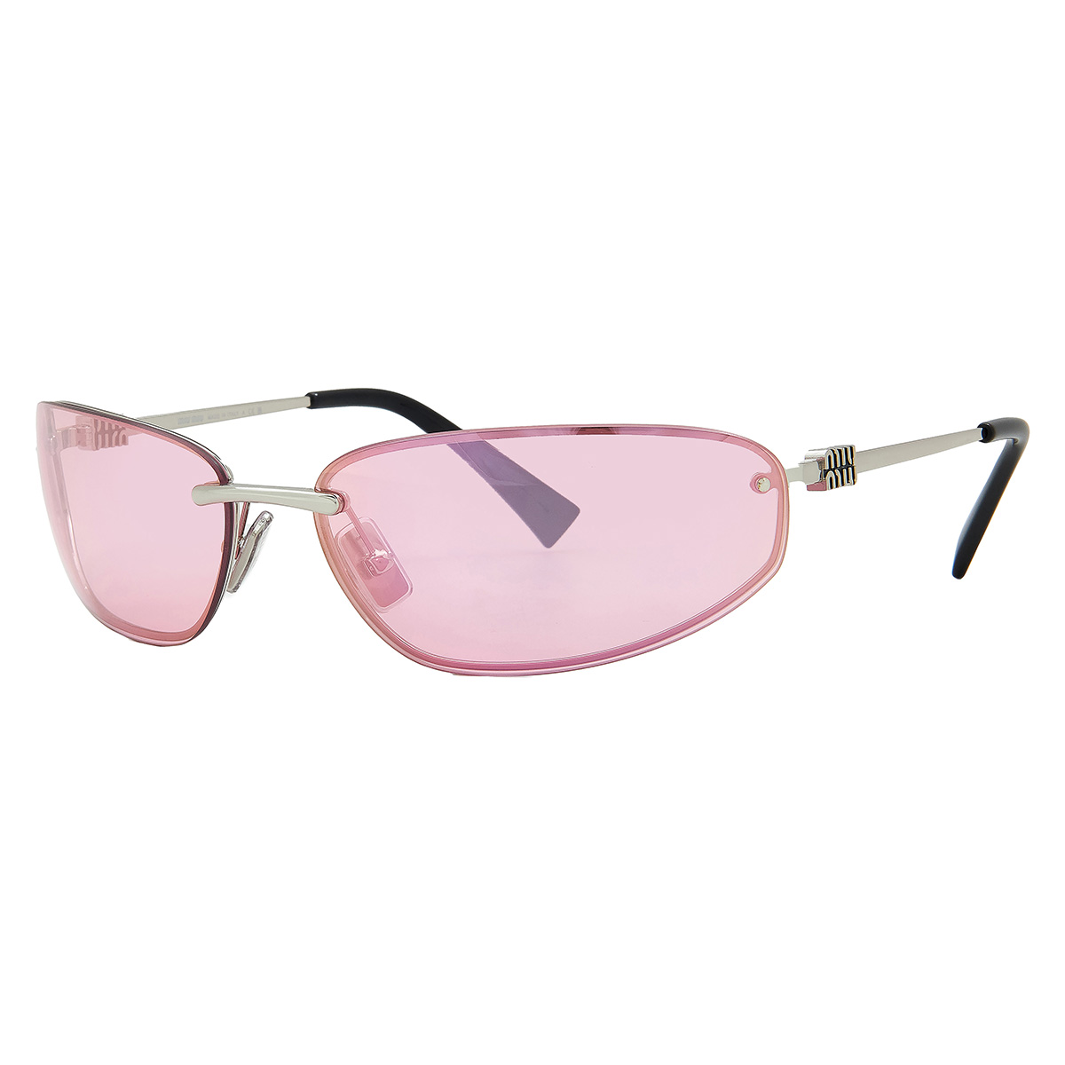miu miu pink mirror lilac wrap ladies sunglasses mu a50s 1bc70j 68 miu miu pink mirror lilac wrap ladies sunglasses mu a50s 1bc70j 68