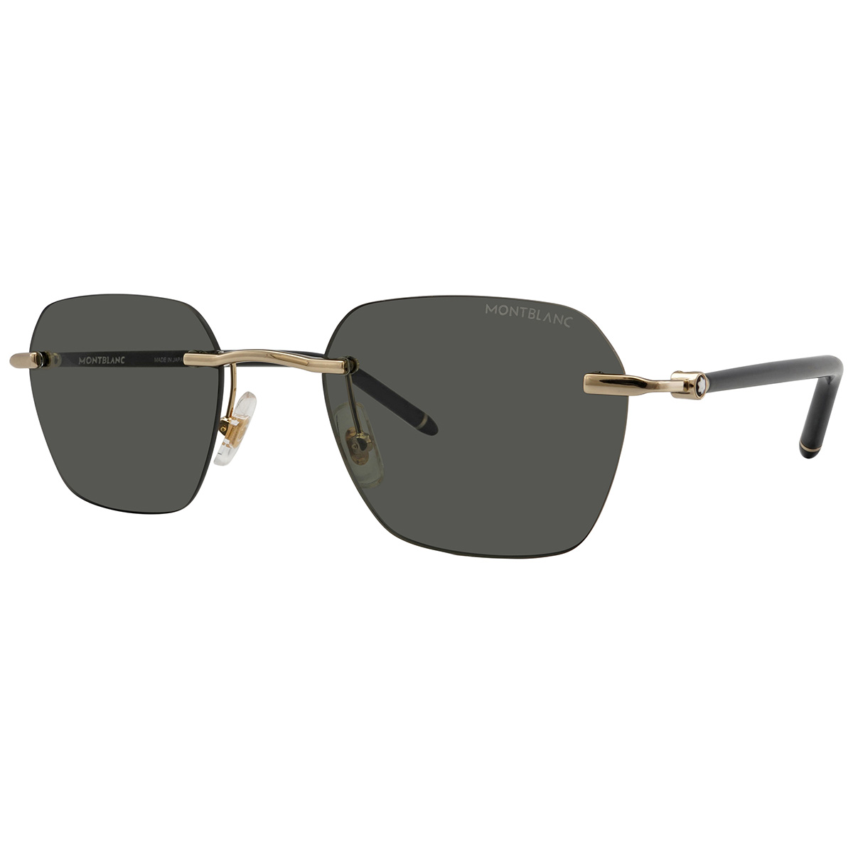 montblanc dark grey geometric men's sunglasses mb0270s 001 51 montblanc dark grey geometric men's sunglasses mb0270s 001 51