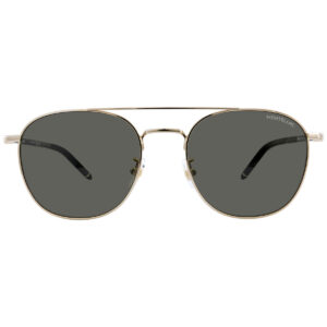 Home montblanc grey pilot men's sunglasses mb0271s 006 56