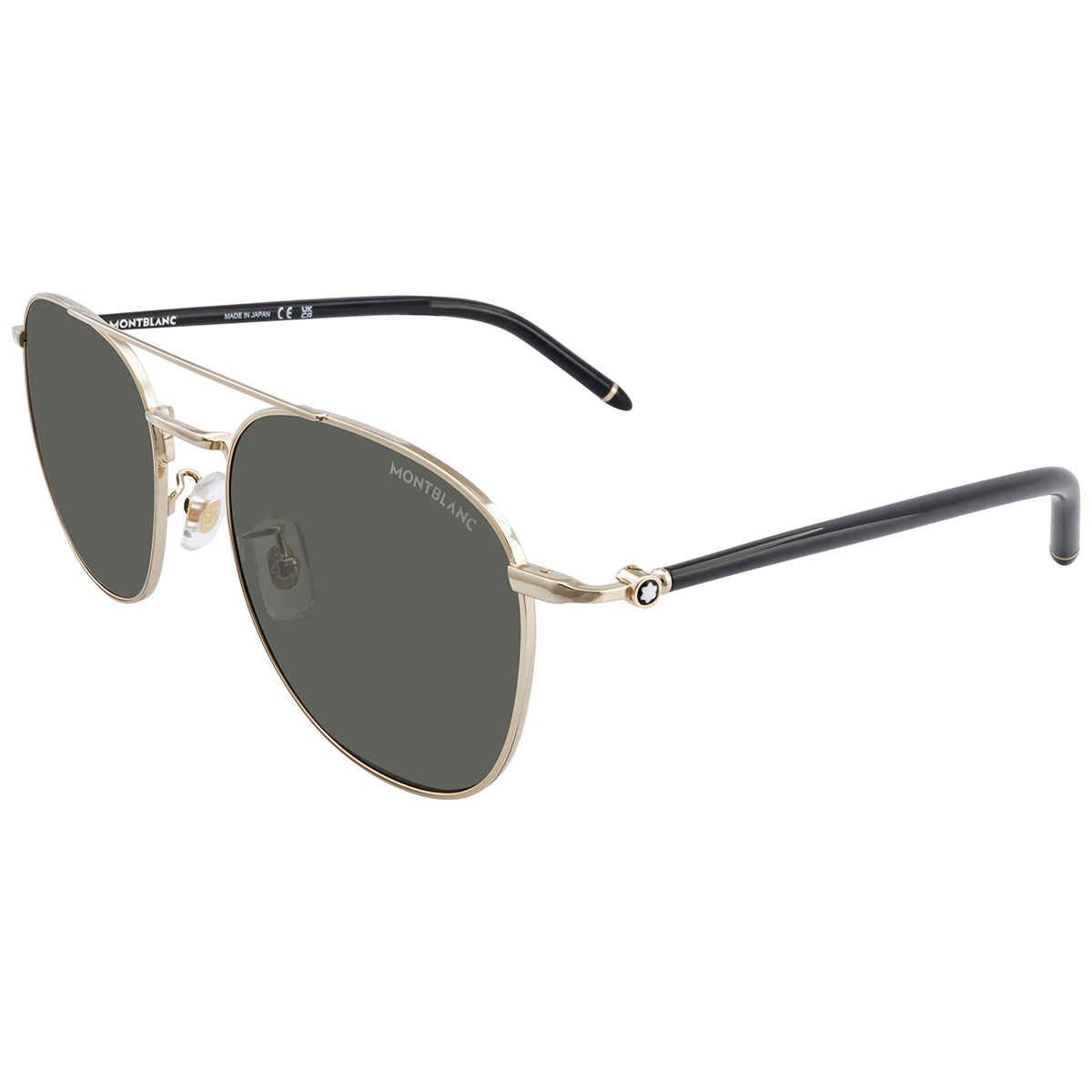 montblanc grey pilot men's sunglasses mb0271s 006 56 montblanc grey pilot men's sunglasses mb0271s 006 56