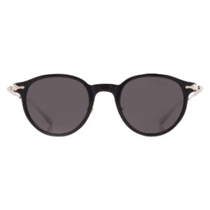 Home montblanc grey round men's sunglasses mb0362s 001 49