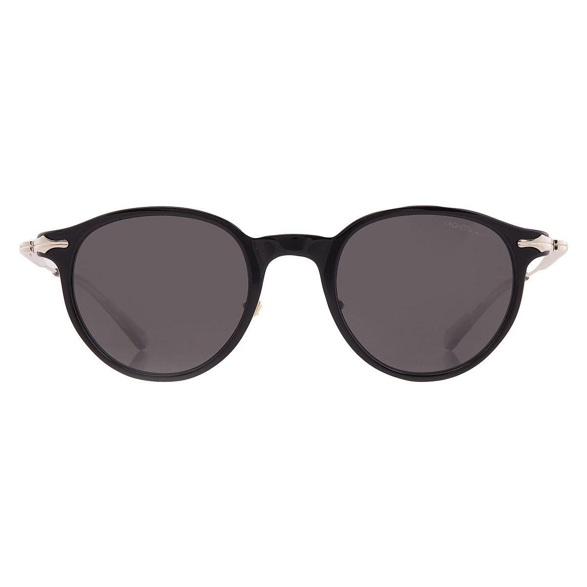 montblanc grey round men's sunglasses mb0362s 001 49 montblanc grey round men's sunglasses mb0362s 001 49