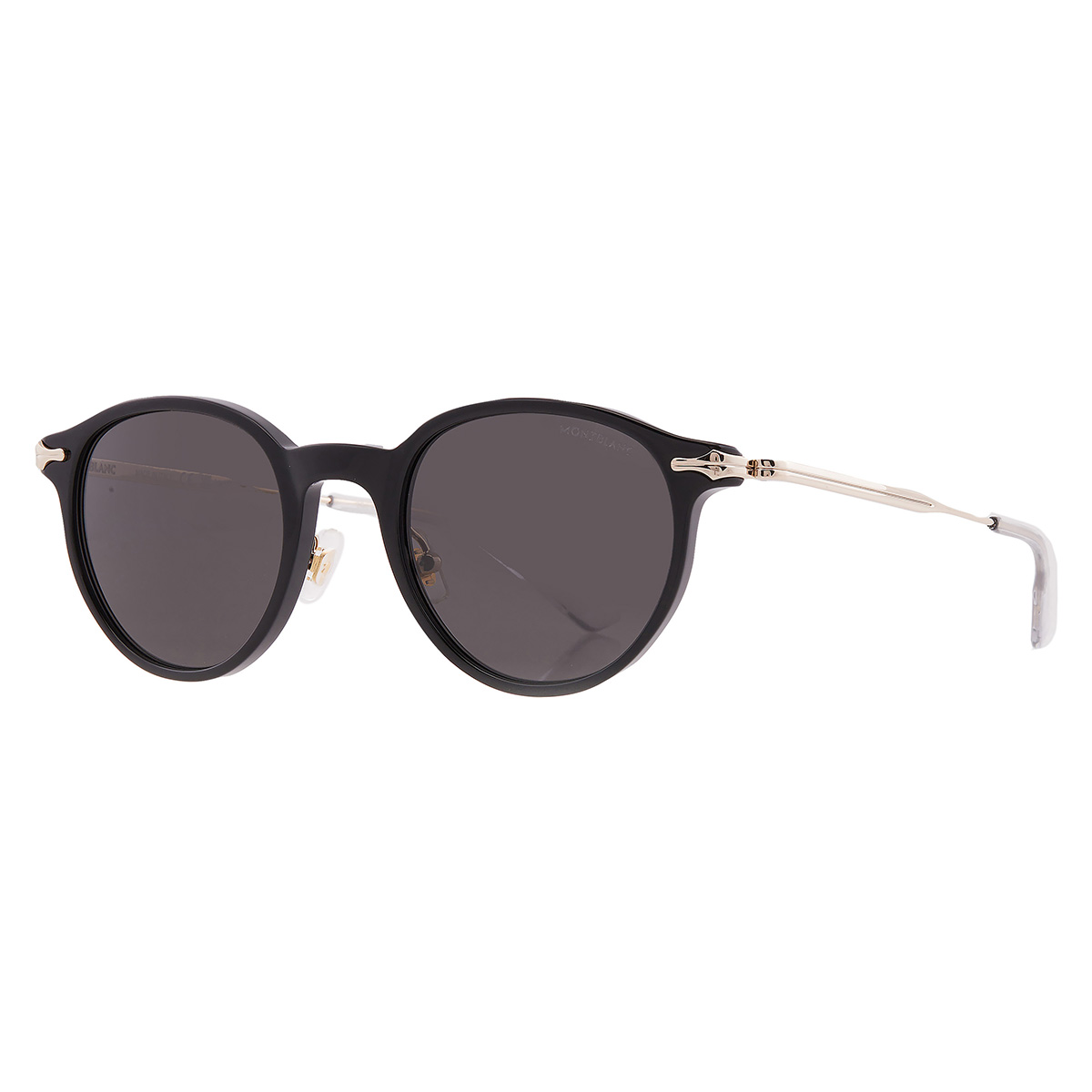 montblanc grey round men's sunglasses mb0362s 001 49 montblanc grey round men's sunglasses mb0362s 001 49