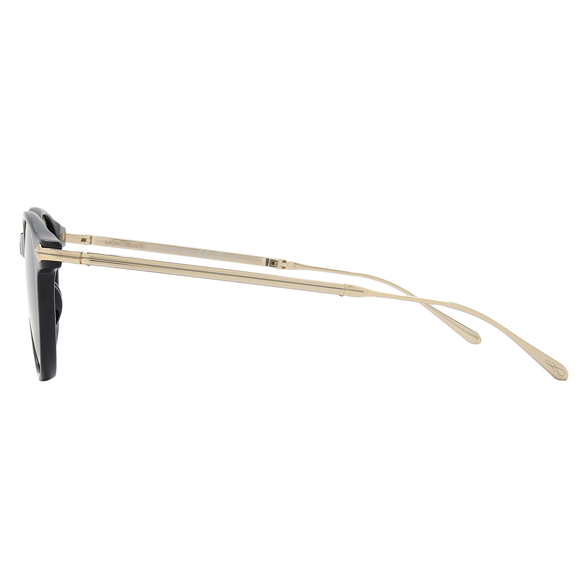 montblanc grey round men's sunglasses mb0407s 001 49 montblanc grey round men's sunglasses mb0407s 001 49