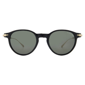 Home montblanc grey round men's sunglasses mb0407s 001 49
