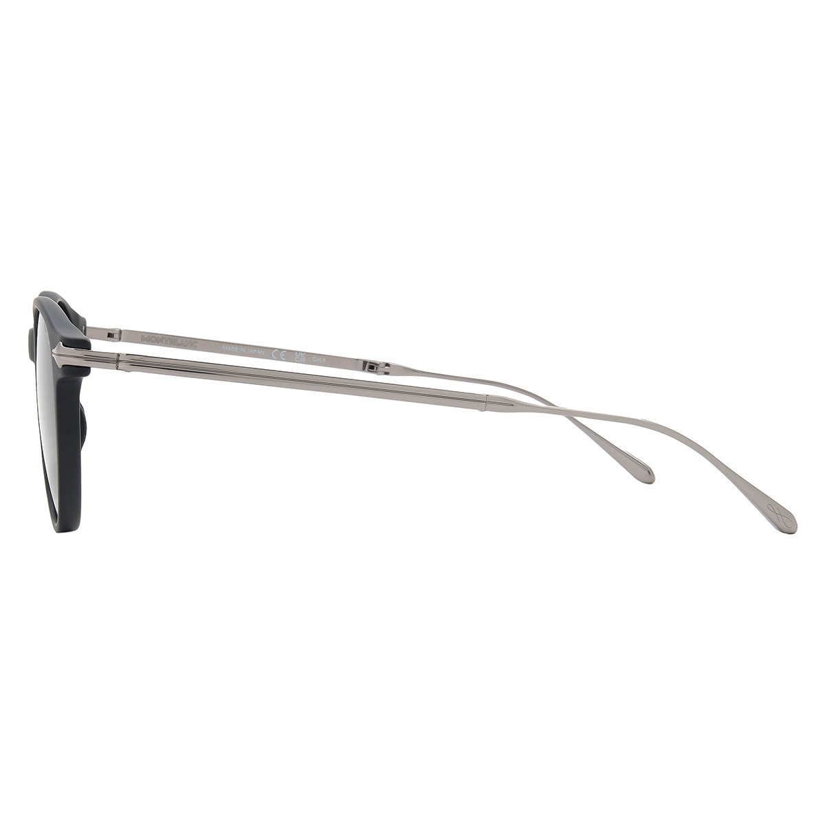 montblanc grey round men's sunglasses mb0407s 002 49 montblanc grey round men's sunglasses mb0407s 002 49