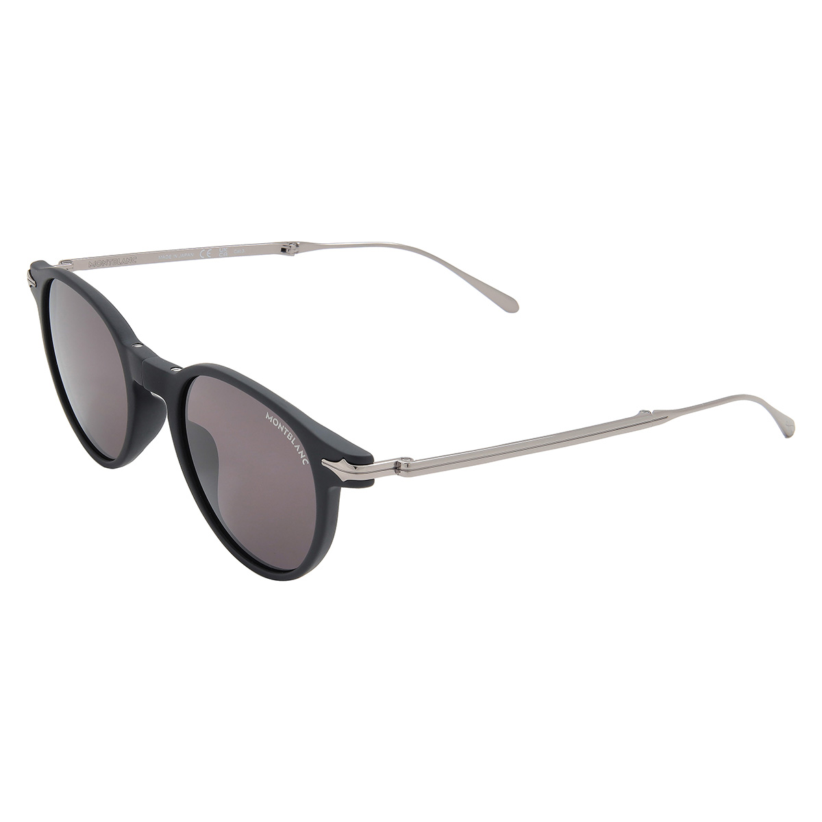 montblanc grey round men's sunglasses mb0407s 002 49 montblanc grey round men's sunglasses mb0407s 002 49