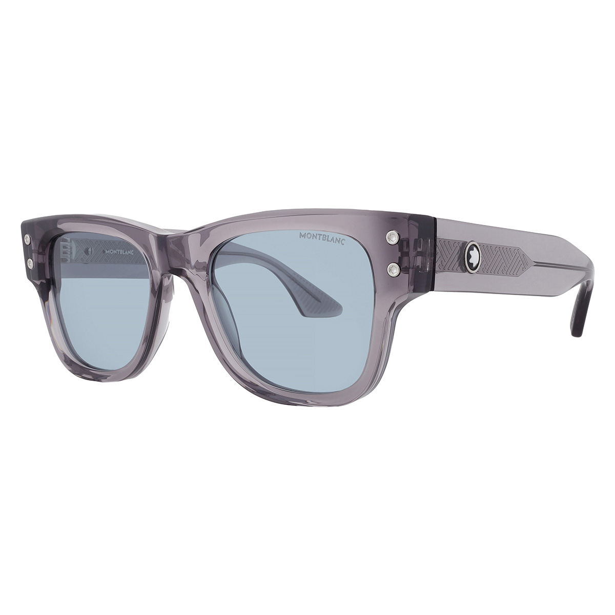 montblanc light blue square men's sunglasses mb0381s 004 54 montblanc light blue square men's sunglasses mb0381s 004 54