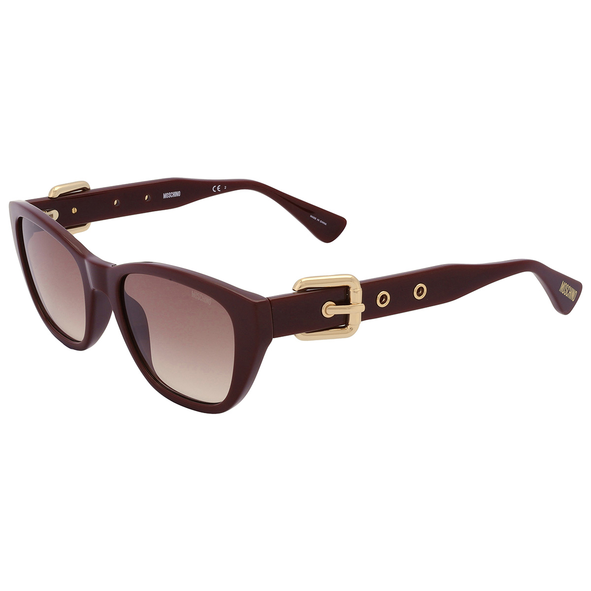 moschino brown cat eye ladies sunglasses mos130/s 0lhf/ha 55 moschino brown cat eye ladies sunglasses mos130/s 0lhf/ha 55