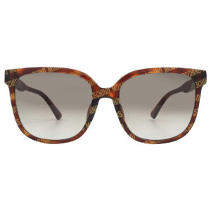 moschino brown gradient square ladies sunglasses mos134/f/s 0h7p/ha 58