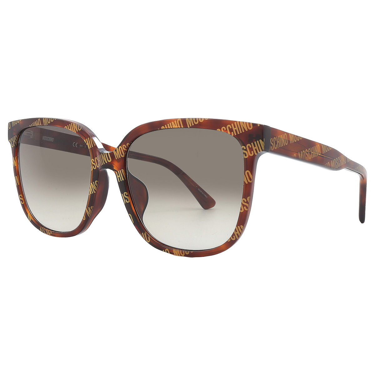 moschino brown gradient square ladies sunglasses mos134/f/s 0h7p/ha 58 moschino brown gradient square ladies sunglasses mos134/f/s 0h7p/ha 58