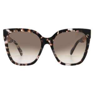 moschino brown shaded butterfly ladies sunglasses mos098/s 0ht8/ha 55