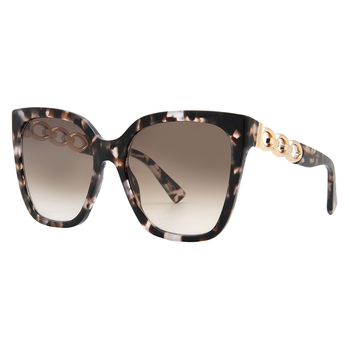 moschino brown shaded butterfly ladies sunglasses mos098/s 0ht8/ha 55 moschino brown shaded butterfly ladies sunglasses mos098/s 0ht8/ha 55