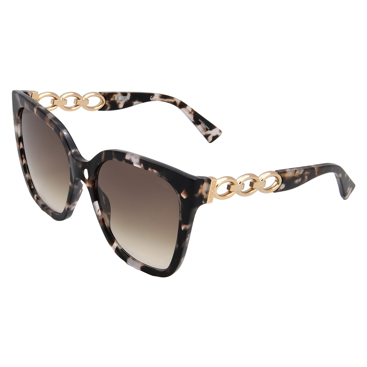moschino brown shaded butterfly ladies sunglasses mos098/s 0ht8/ha 55 moschino brown shaded butterfly ladies sunglasses mos098/s 0ht8/ha 55