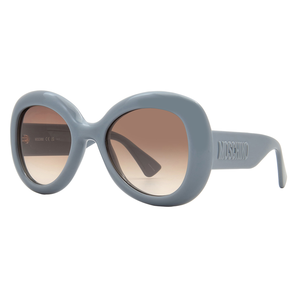 moschino brown shaded butterfly ladies sunglasses mos162/s 0mvu/ha 54 moschino brown shaded butterfly ladies sunglasses mos162/s 0mvu/ha 54