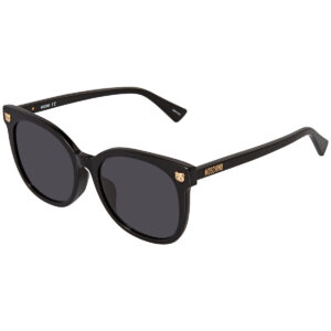 moschino dark grey cat eye ladies sunglasses mos088/f/s 0807/ir 55