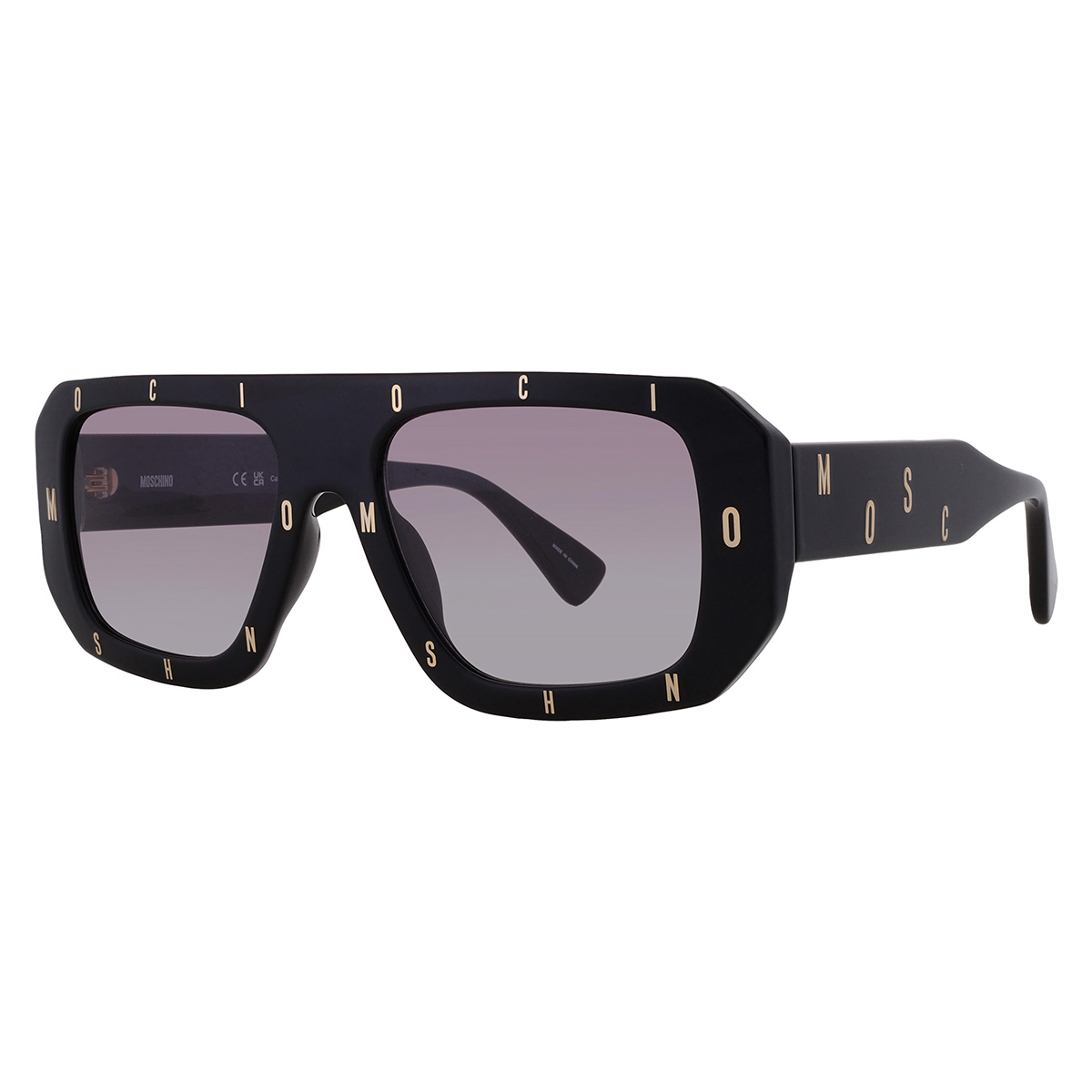 moschino dark grey shaded browline ladies sunglasses mos129/s 0807/9o 54 moschino dark grey shaded browline ladies sunglasses mos129/s 0807/9o 54