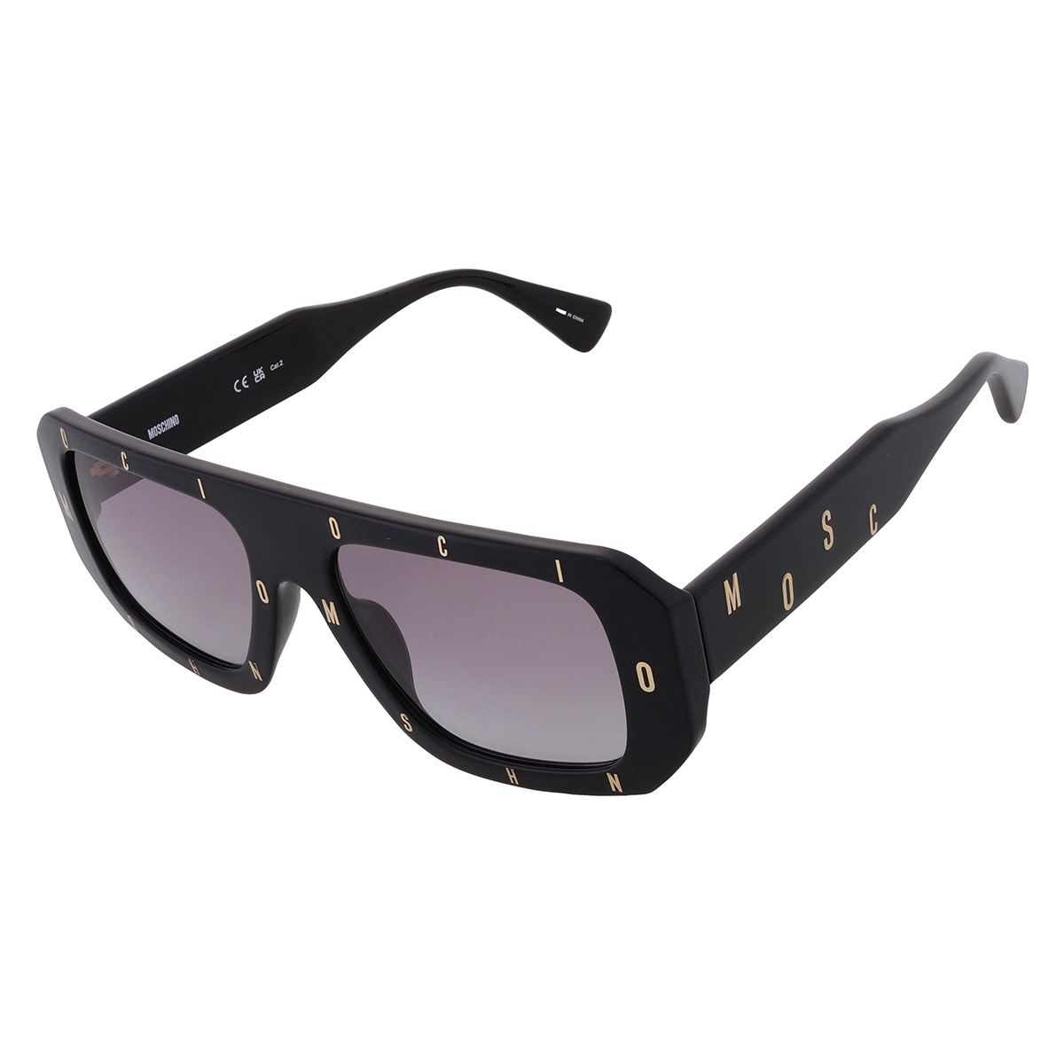 moschino dark grey shaded browline ladies sunglasses mos129/s 0807/9o 54 moschino dark grey shaded browline ladies sunglasses mos129/s 0807/9o 54