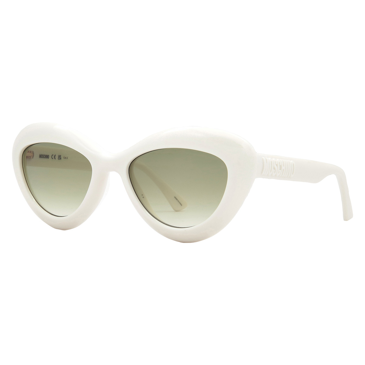 moschino green shaded cat eye ladies sunglasses mos163/s 0szj/9k 55 moschino green shaded cat eye ladies sunglasses mos163/s 0szj/9k 55