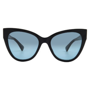 moschino grey azure butterfly ladies sunglasses mos056/s 0807/gb 54