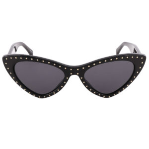 moschino grey cat eye ladies sunglasses mos0006/s 0807/ir 52