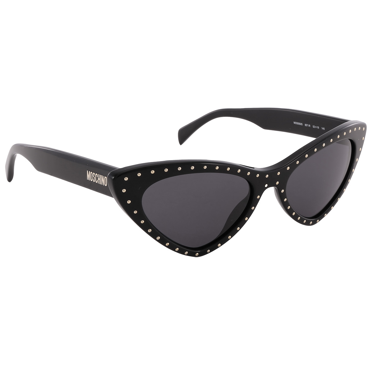 moschino grey cat eye ladies sunglasses mos0006/s 0807/ir 52 moschino grey cat eye ladies sunglasses mos0006/s 0807/ir 52