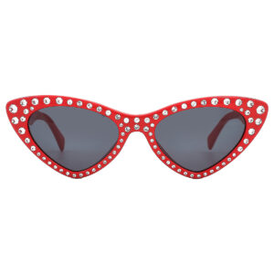 moschino grey cat eye ladies sunglasses mos006/s/str 0c9a/ir 52