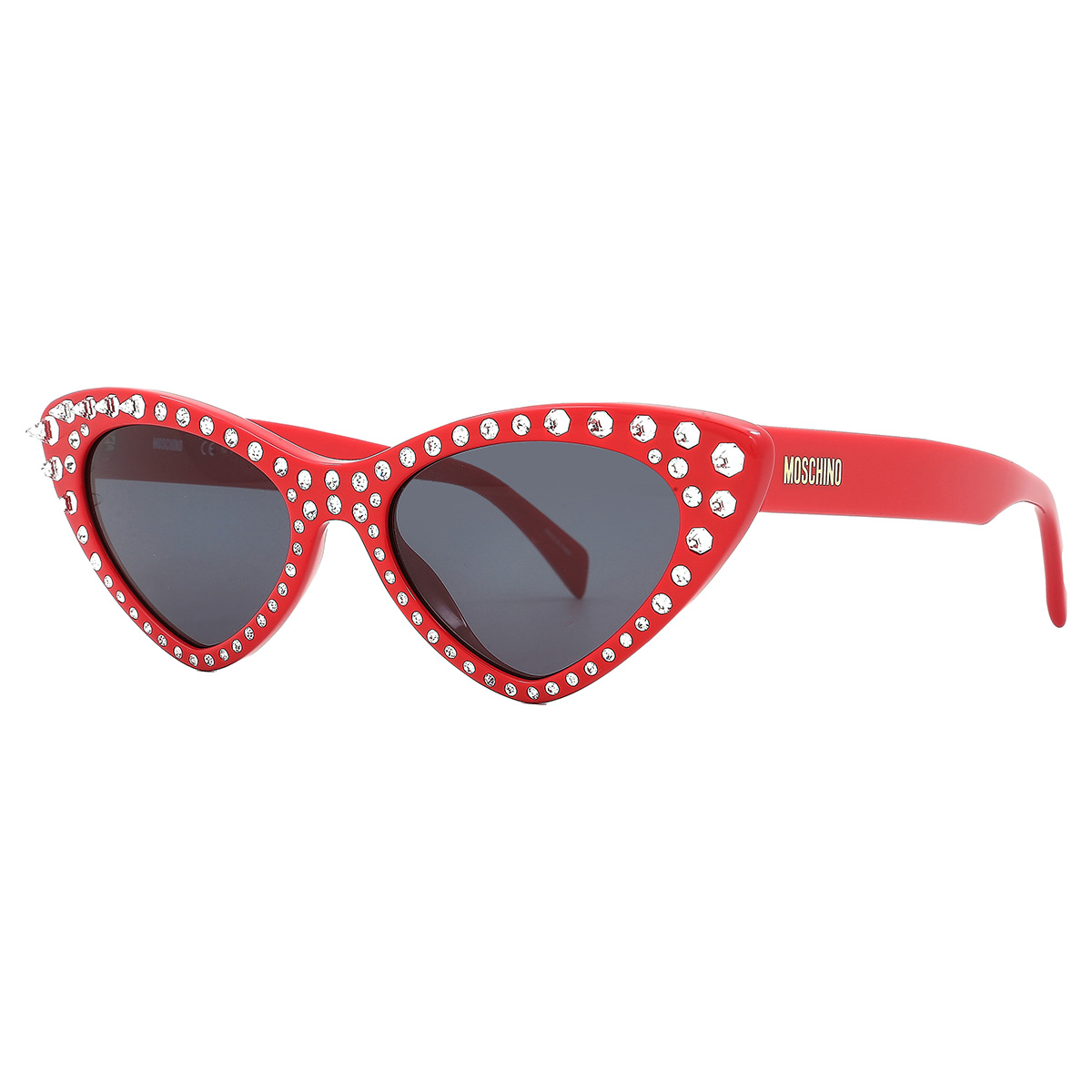 moschino grey cat eye ladies sunglasses mos006/s/str 0c9a/ir 52 moschino grey cat eye ladies sunglasses mos006/s/str 0c9a/ir 52