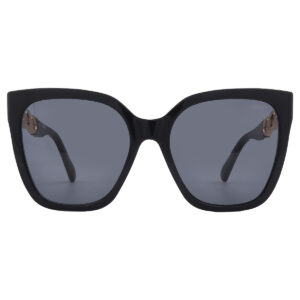 moschino grey cat eye ladies sunglasses mos098/s 0807/ir 55